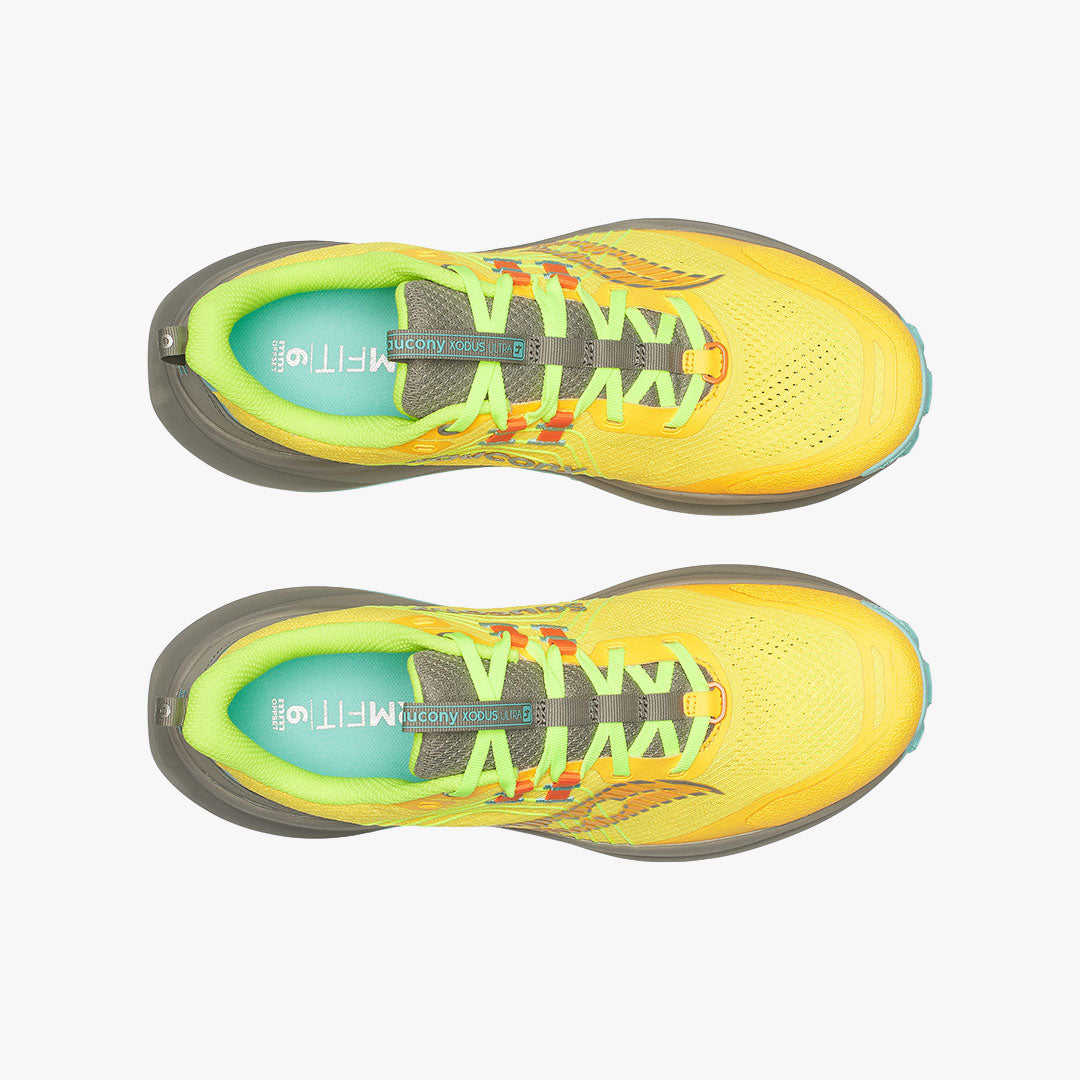 SAUCONY XODUS ULTRA 4 YELLOW/GREY