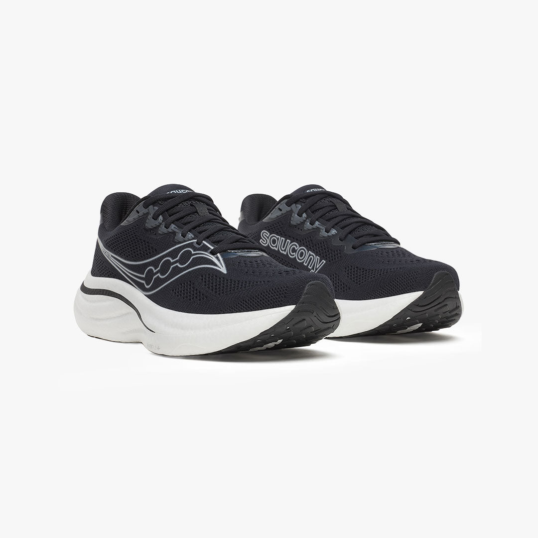 SAUCONY RIDE 19 BLACK/WHITE