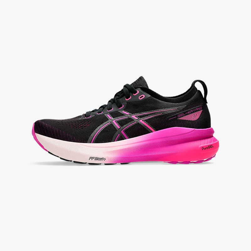 ASICS GEL KAYANO 31 W NEGRO/ROSA