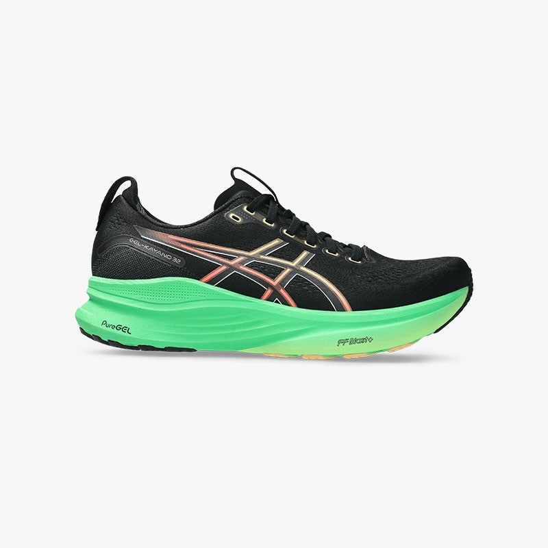 ASICS GEL KAYANO 32 BLACK/VITAL GREEN
