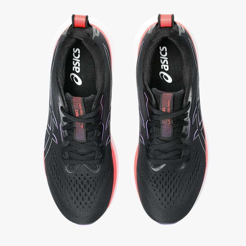 ASICS GLIDERIDE MAX BLACK/FLASH RED