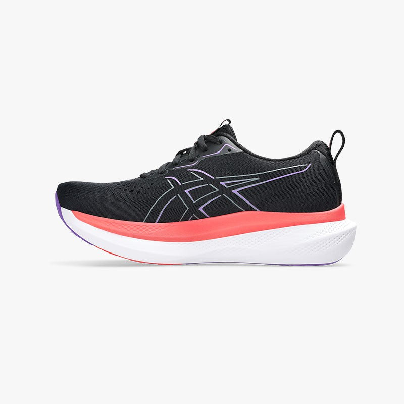 ASICS GLIDERIDE MAX BLACK/FLASH RED
