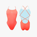 Bañador Turbo Patron Sirene Liso Coral
