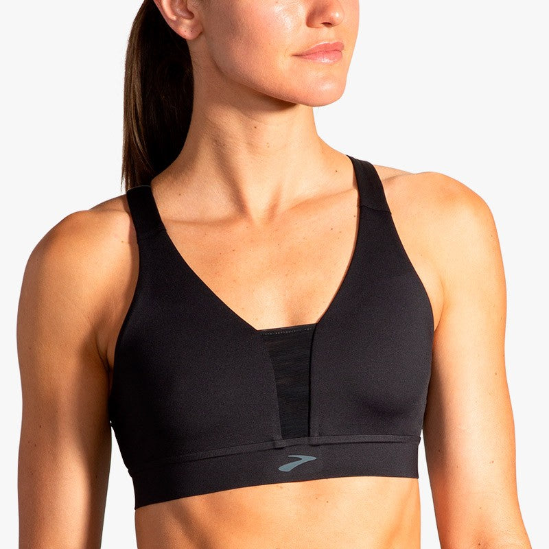 SUJETADOR BROOKS DRIVE PLUNGE NEGRO