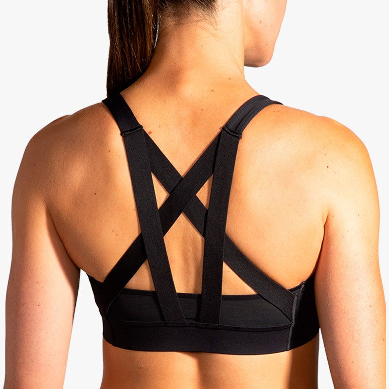 SUJETADOR BROOKS DRIVE PLUNGE NEGRO