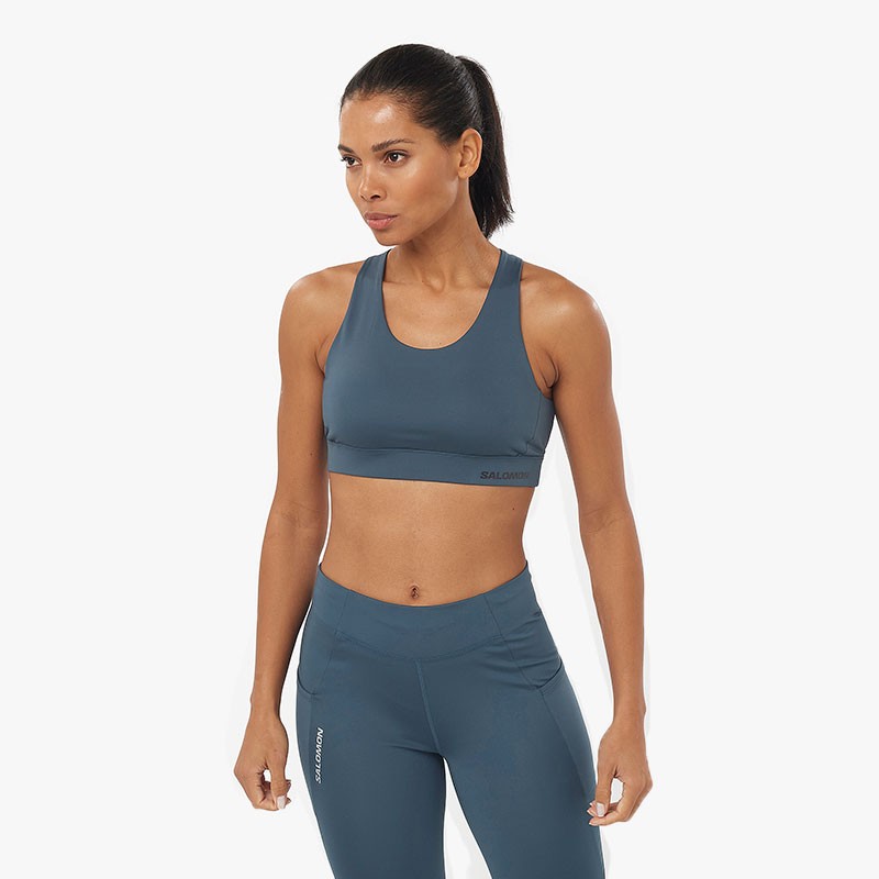 BRA SALOMON CROSS RUN W NAVY