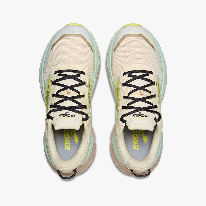 BROOKS CASCADIA 19 W COCONUT/MISTY BLUE