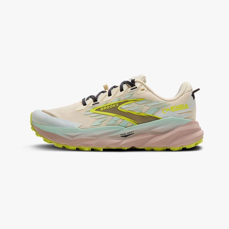 BROOKS CASCADIA 19 W COCONUT/MISTY BLUE