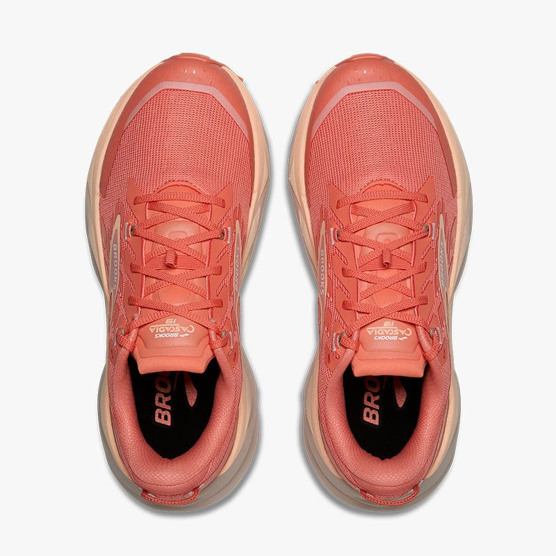 BROOKS CASCADIA 19 W PEACH ECHO/CHATEAU