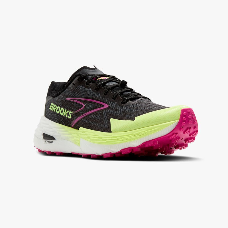 BROOKS CATAMOUNT 4 W GREY/BLACK LIME