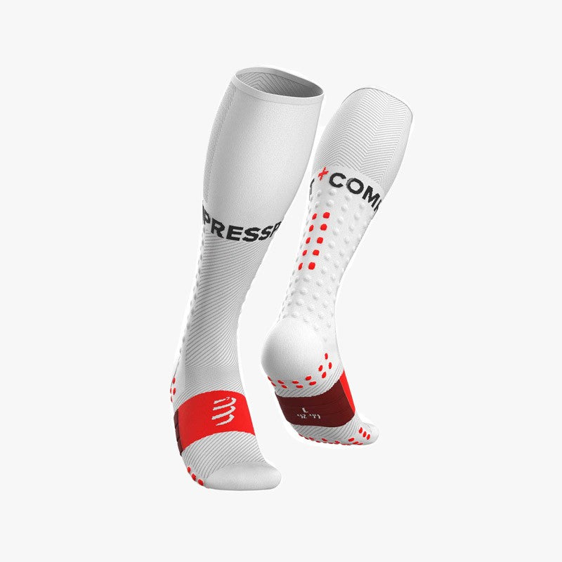 Calcetines Compressport Full Socks Run White