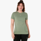 CAMISETA ASICS ROAD SEAMLESS SS W WHISPER GREEN