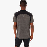 CAMISETA ASICS ROAD SS GREY/BLACK