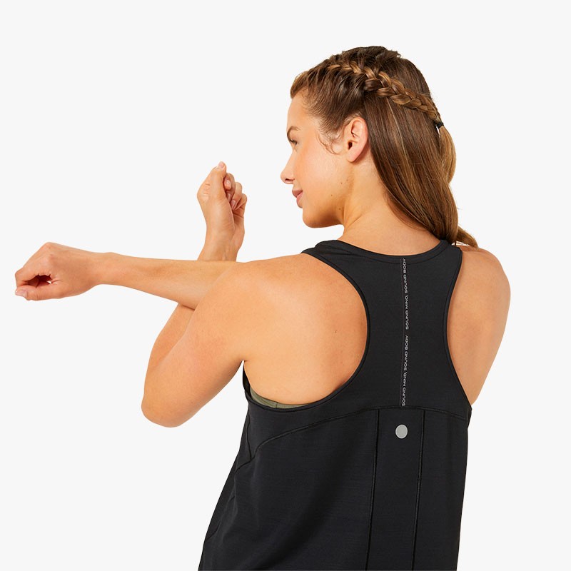 CAMISETA ASICS ROAD TANK NEGRO