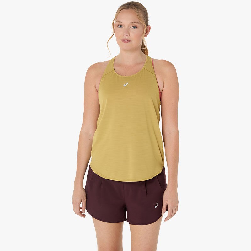 CAMISETA ASICS ROAD TANK W LEMONGRASS