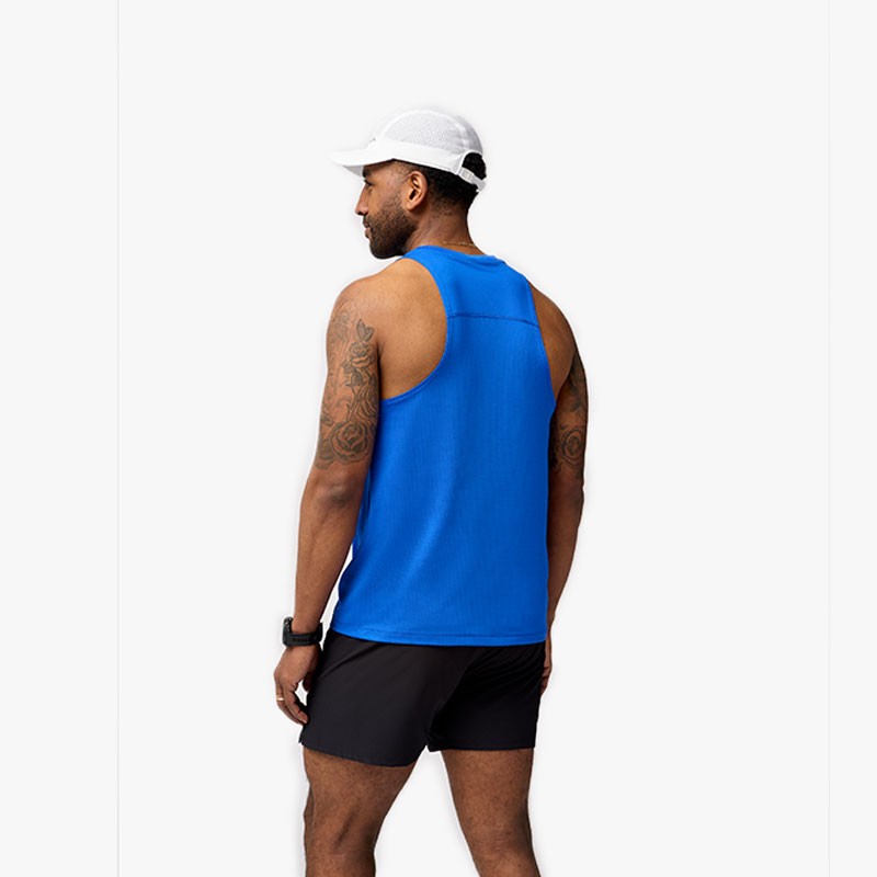 CAMISETA BROOKS ATMOSPHERE SINGLET 3.0 AZUL
