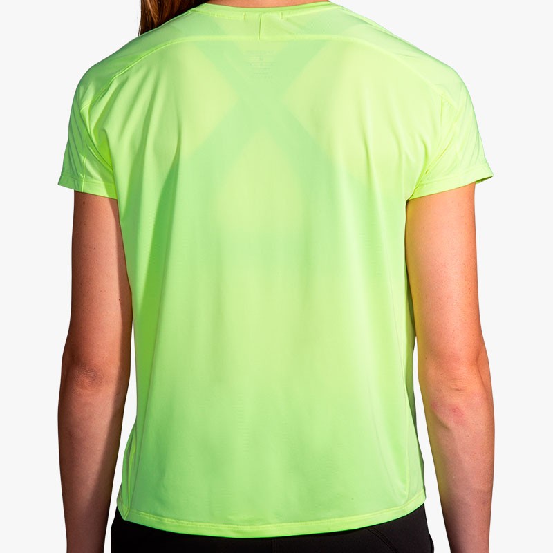 CAMISETA BROOKS SPRINT FREE SHORT W LIME