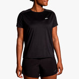 CAMISETA BROOKS SPRINT FREE SHORT W NEGRO