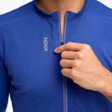 CAMISETA HOKA SKYBREEZE SHORT SLEEVE ZIP ULTRAMARINE