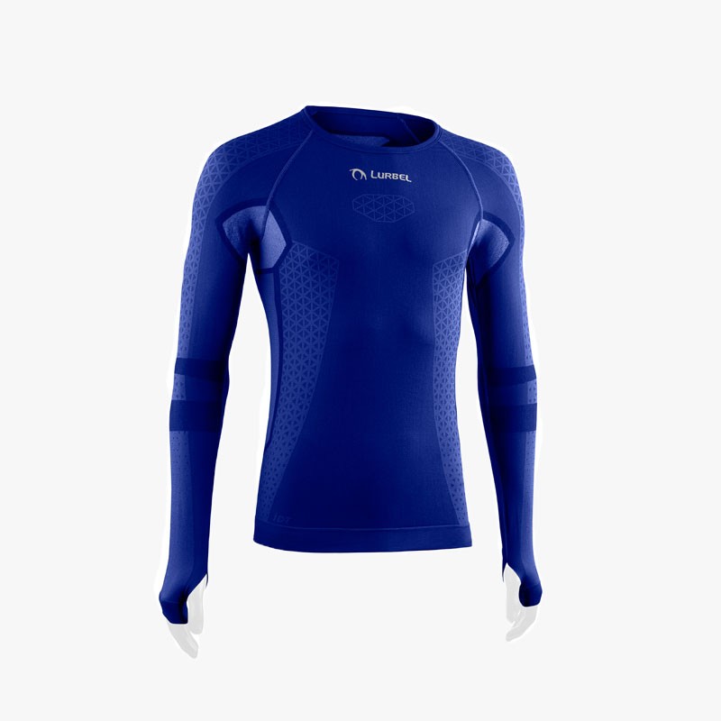 CAMISETA LURBEL CRISTALLO LONG SLEEVES AZUL
