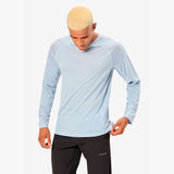 CAMISETA NNORMAL MERINO LONG SLEEVE AZUL
