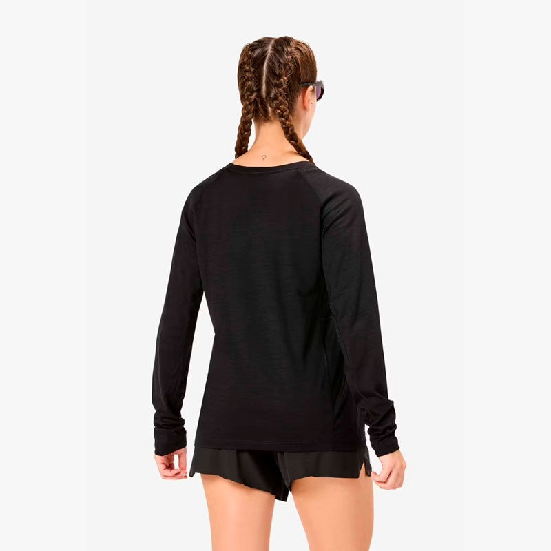 CAMISETA NNORMAL MERINO LONG SLEEVE W NEGRO
