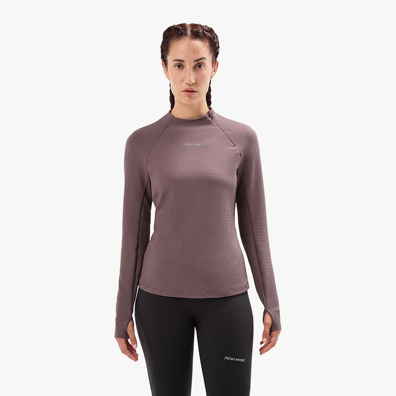 CAMISETA NNORMAL TRAIL LONG SLEEVE W PURPLE