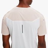 CAMISETA ON PERFORMANCE-T BEIGE/BLANCO