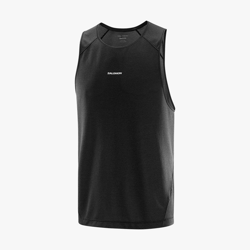 CAMISETA SALOMON CORE TANK DEEP BLACK