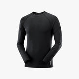 CAMISETA SALOMON CROSS RUN LS NEGRO