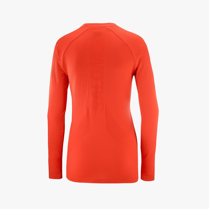 CAMISETA SALOMON SENSE LS W ROJO