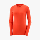 CAMISETA SALOMON SENSE LS W ROJO