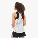 CAMISETA SALOMON S/LAB SPEED SINGLET W WHITE/ANDORRA