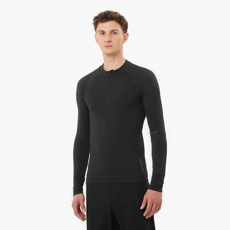 CAMISETA S/LAB ULTRA LS BLACK