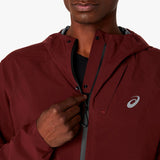 CHAQUETA ASICS METARUN WATERPROOF DARK RED