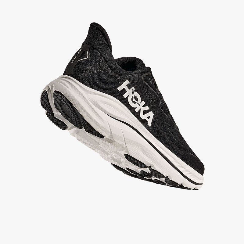 HOKA CLIFTON 10 BLACK/WHITE