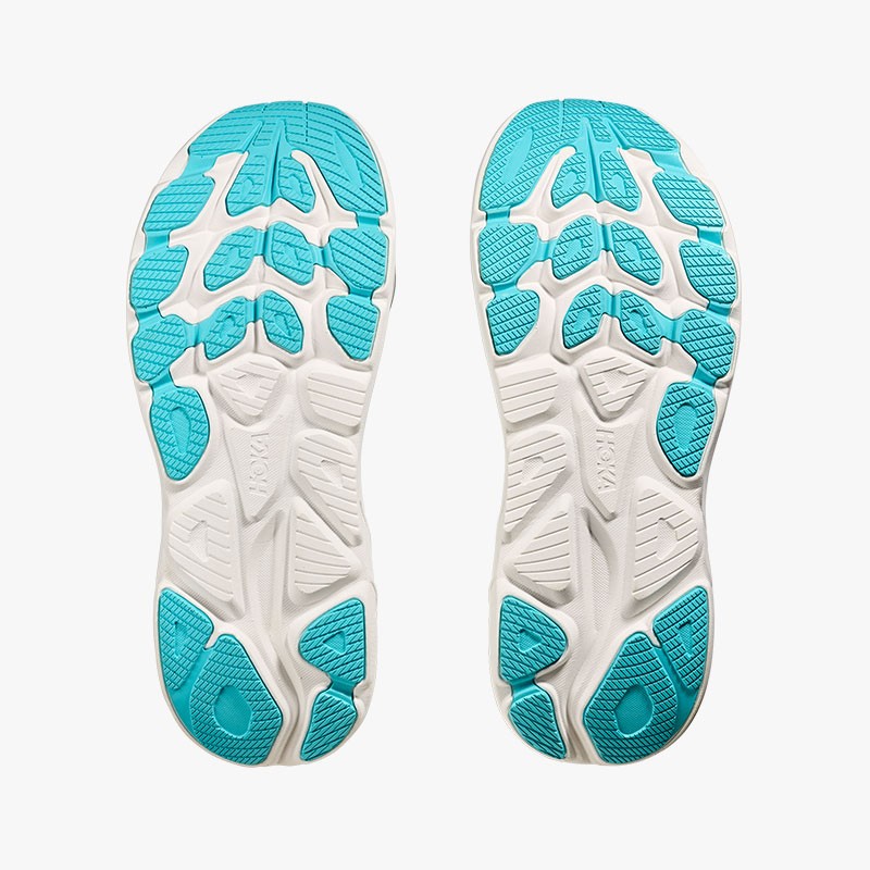 HOKA CLIFTON 10 WHITE/SKYWARD BLUE