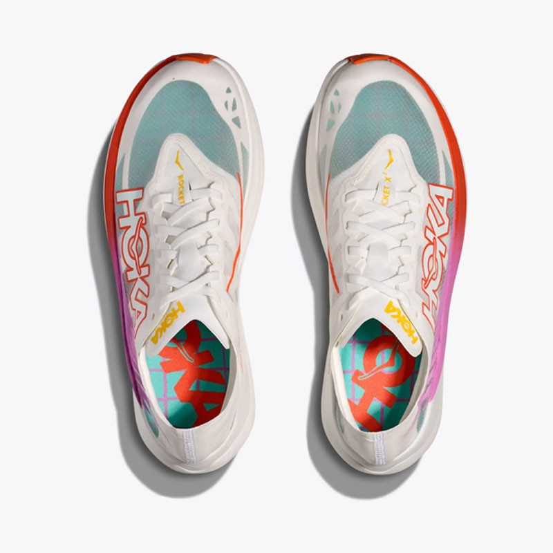 HOKA ROCKET X 2 FROST/LAVA