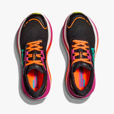 HOKA SKYWARD X BLACK/ELECTRIC AQUA