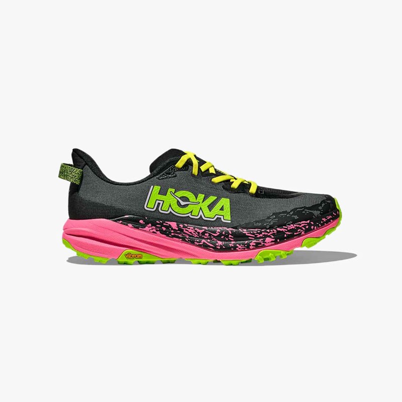 HOKA SPEEDGOAT 6 BLACK/NEON