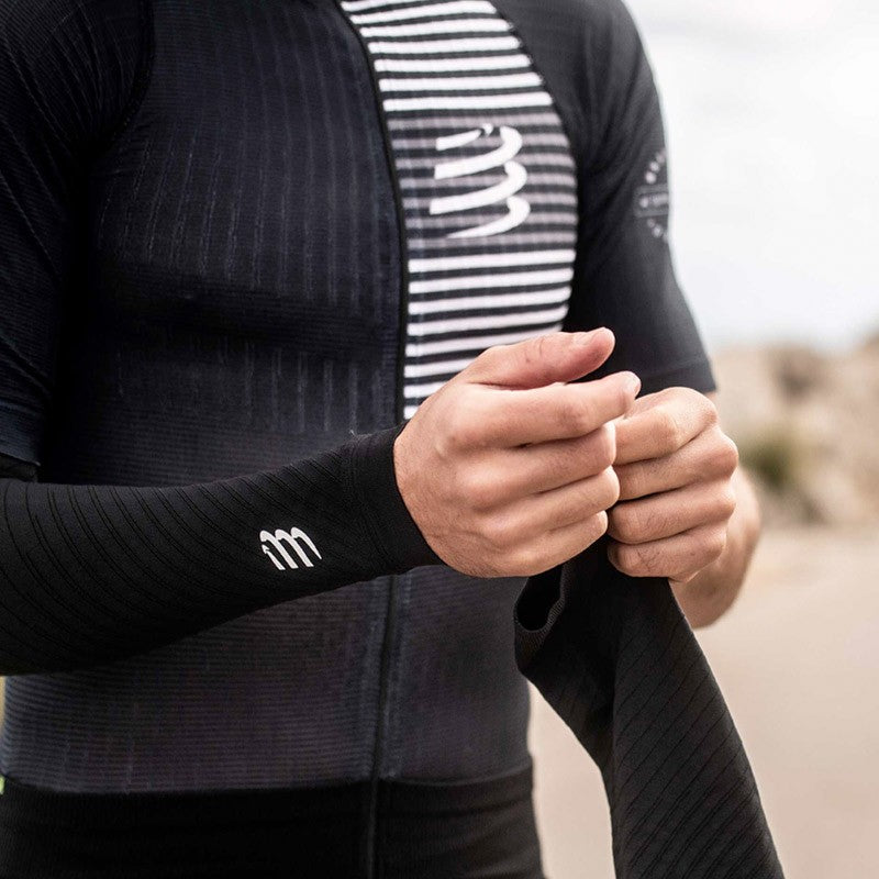 MANGUITOS COMPRESSPORT ULTRALIGERO NEGRO 21