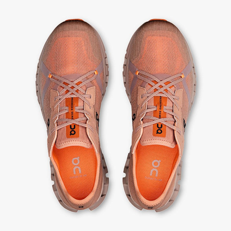 ON CLOUD X 4 AD ROSEBROWN/TANGERINE