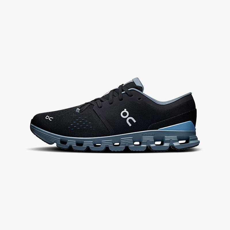 ON CLOUD X 4 BLACK/CHAMBRAY