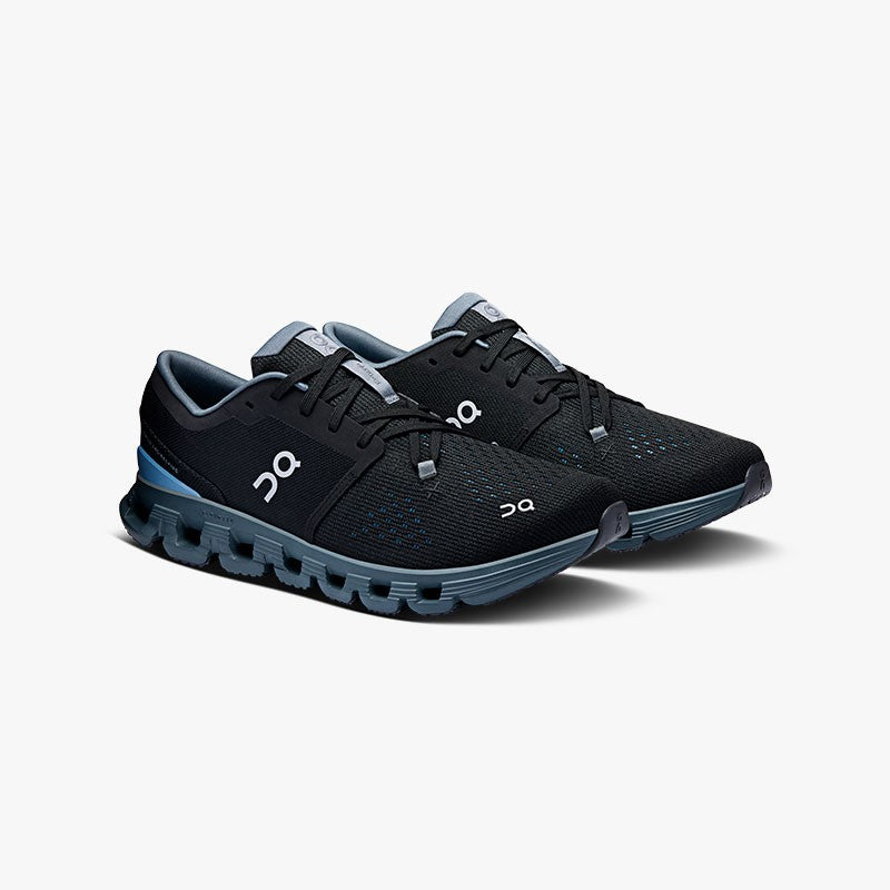ON CLOUD X 4 BLACK/CHAMBRAY