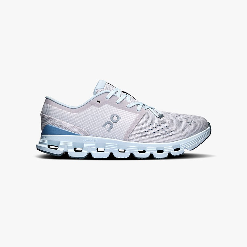 ON CLOUD X 4 W SILVER/CHAMBRAY