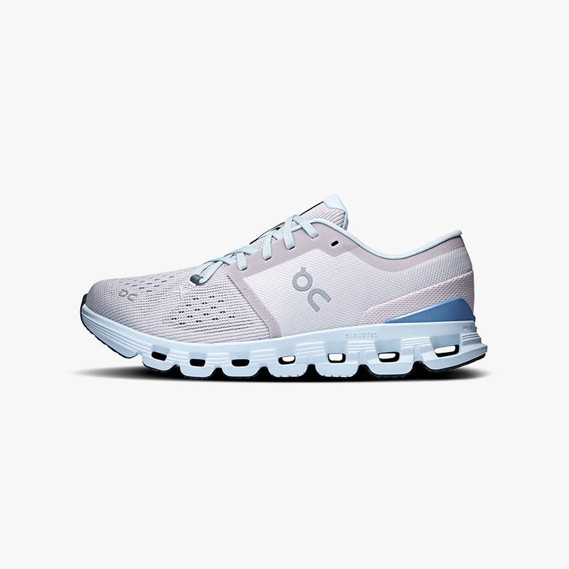 ON CLOUD X 4 W SILVER/CHAMBRAY