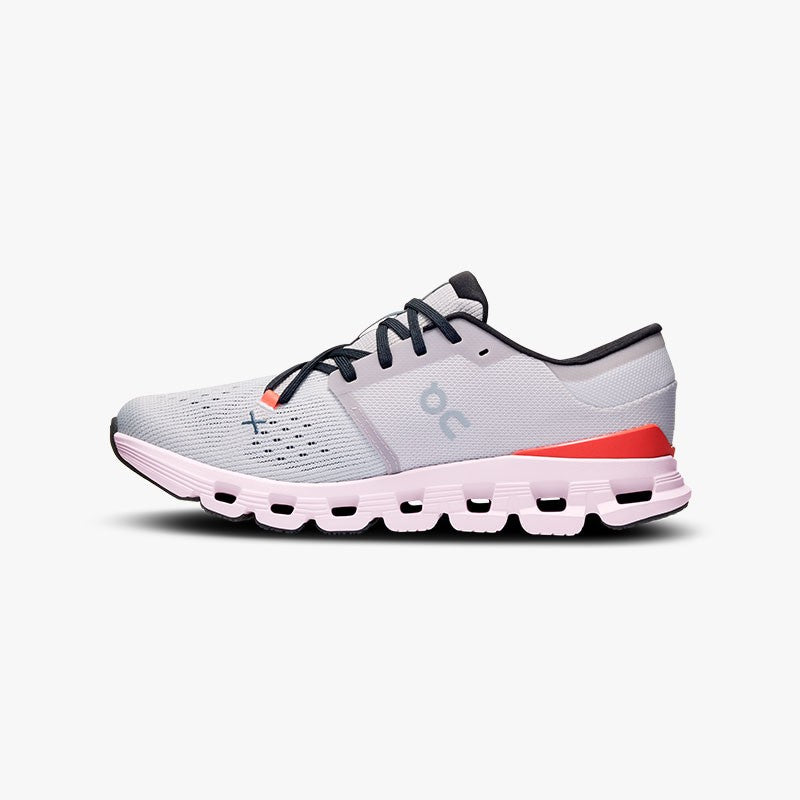 ON CLOUD X 4 W SILVER/FLAME