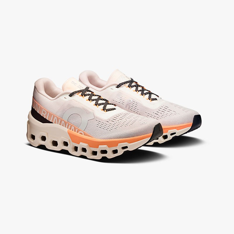 ON CLOUDMONSTER 2 W IVORY/TANGERINE