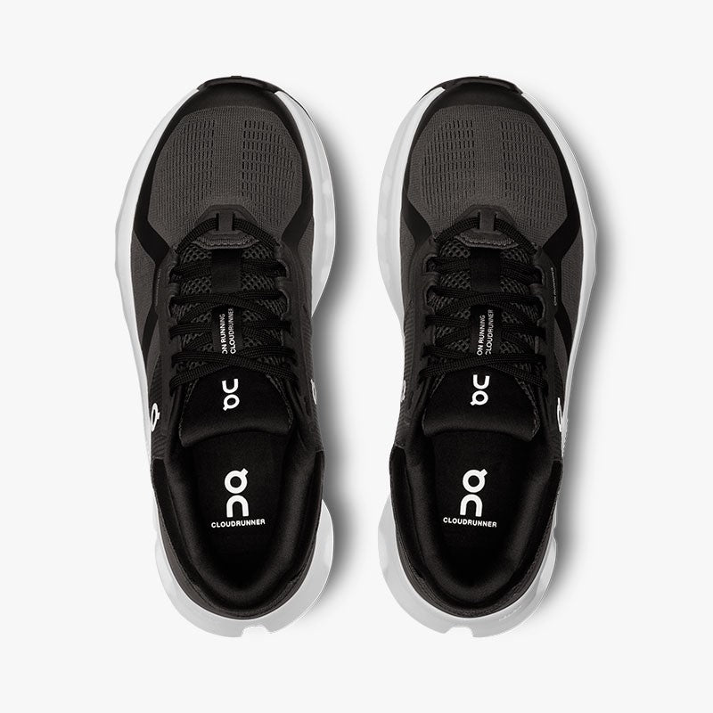 ON CLOUDRUNNER 2 WIDE BLACK/WHITE