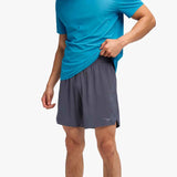PANTALÓN HOKA GLIDE 7 SHORT 2IN1 GREY